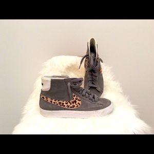 Custom horse hair and suede Nike ID’s size 6.5